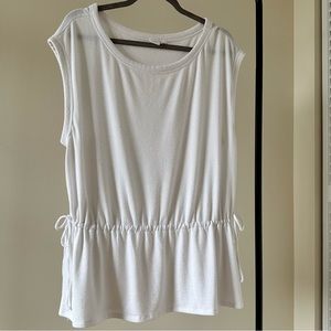 GAP Tie-Waist White Tank Top